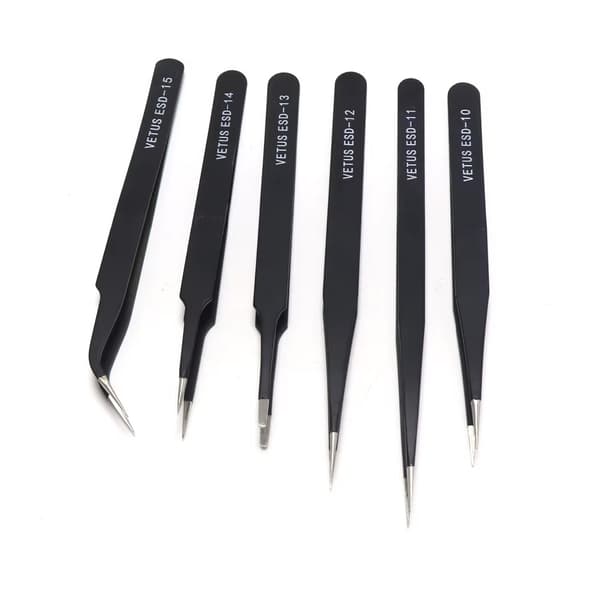 Pinsett Vetus - 6A-SA - Vippeforlengelse