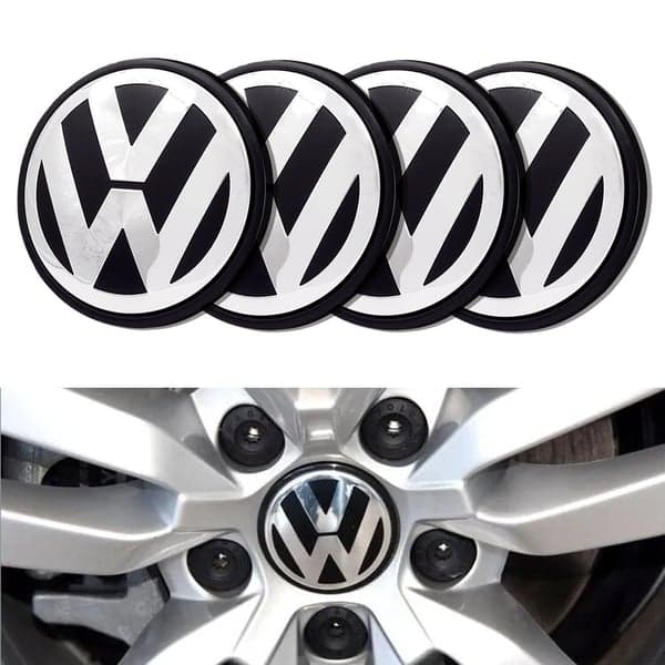 4-pak Volkswagen Centerkapsler – Hjulnav Emblem