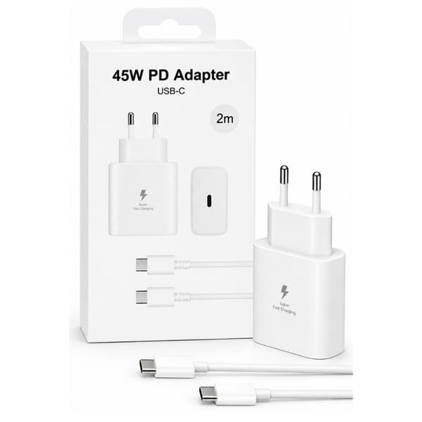 Samsung Quick Charger - Adapter + Kabel 20W USB-C 2m