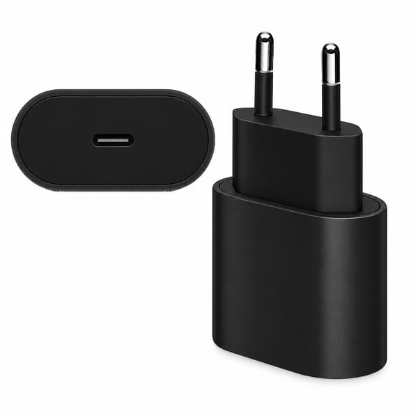 25W iPhone hurtiglader for Apple 11/12/13/14/15 med USB-C strømadapter