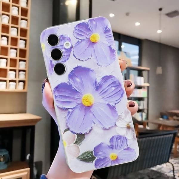 Vibe Samsung Galaxy A26 deksel - Lilla Blomst