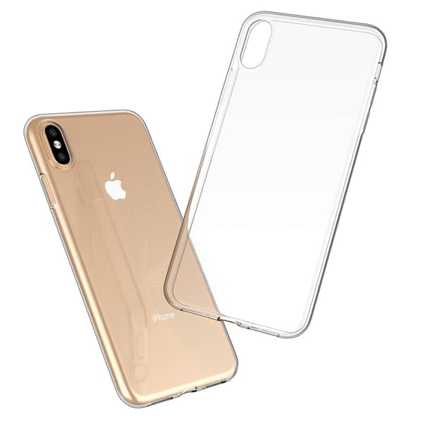 Ultrasmalt transparent fodral för iPhone Xs Max