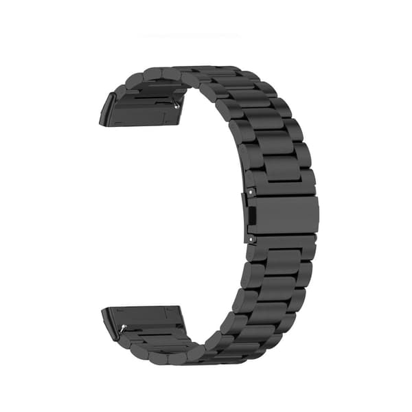 Fitbit Sense 2 / Versa 4 / 3 klokkerem i rustfritt stål - Svart