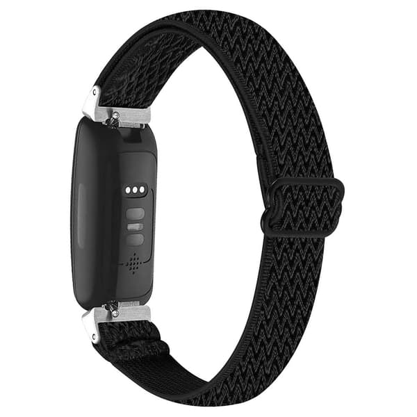 Fitbit Inspire 3 vevd nylonrem - Svart