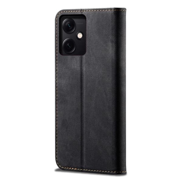 Jeans Xiaomi Redmi Note 12 Flip Etui - Sort