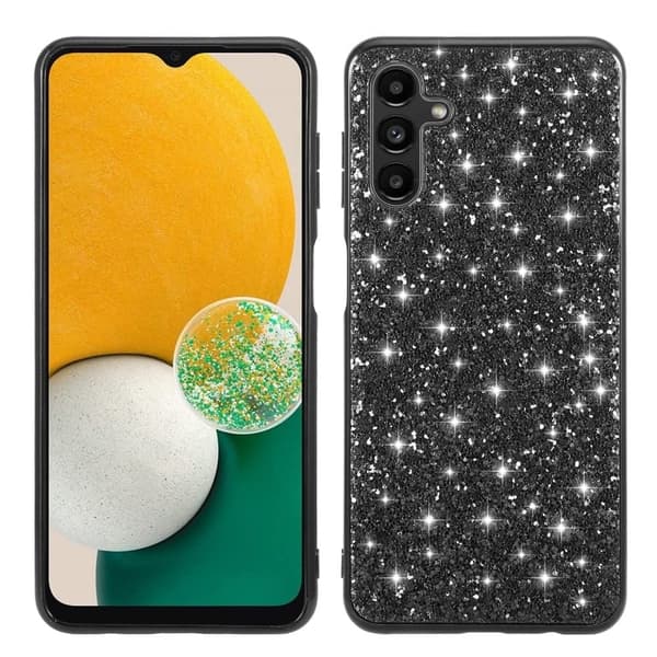 Glitter Samsung Galaxy A26 deksel - Svart