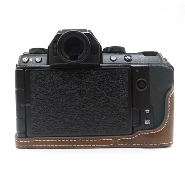 Fujifilm X-S10 læder cover til halv krop - Kaffe