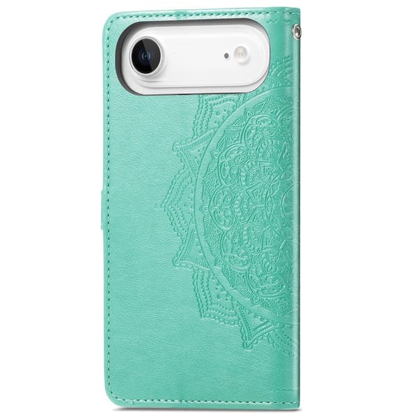 Mandala iPhone Air læderetui - Grøn