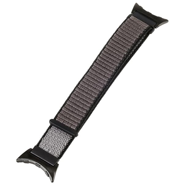 Google Pixel Watch-klokkerem i nylon - Grå / Svart