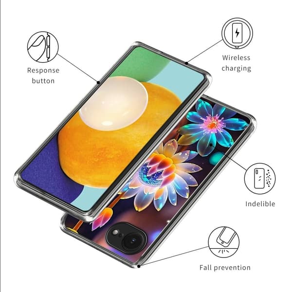Vibe iPhone 16e deksel - Fargerike Blomster