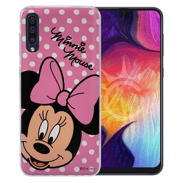 Minnie Mouse #8 Disney cover til Samsung Galaxy A50 - Lyserød