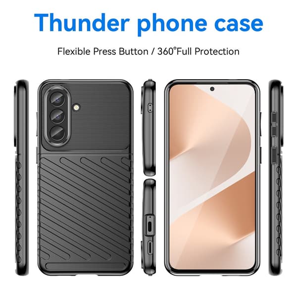 Thunder Samsung Galaxy A57 kotelot - Musta