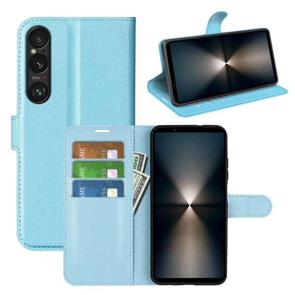 Classic Sony Xperia 1 VII flip etui - Blå