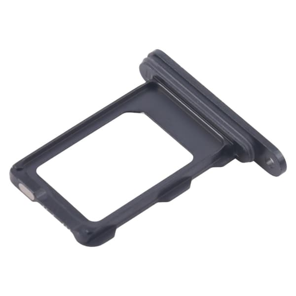 iPhone 16 Pro OEM enkelt SIM-kortholder til udskiftning (uden logo) - Sort