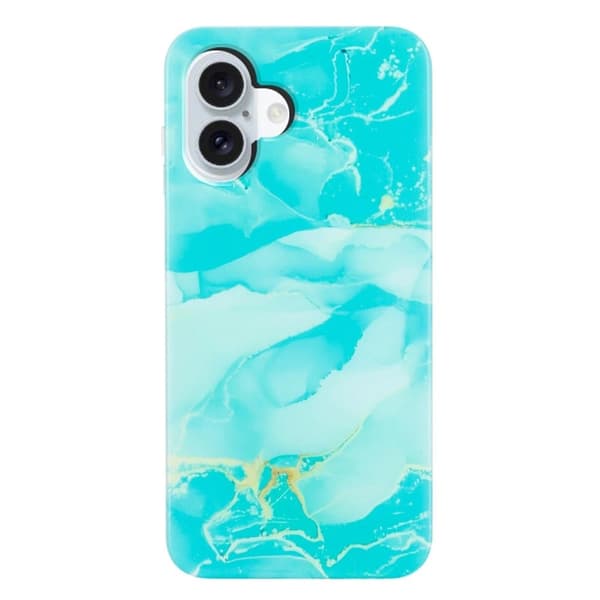 Marble design iPhone 17 cover - Grøn