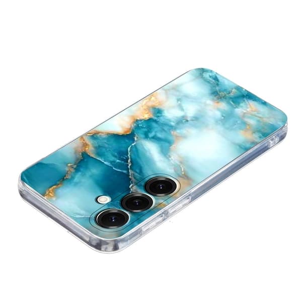 Abstract Samsung Galaxy A35 cover - Blå