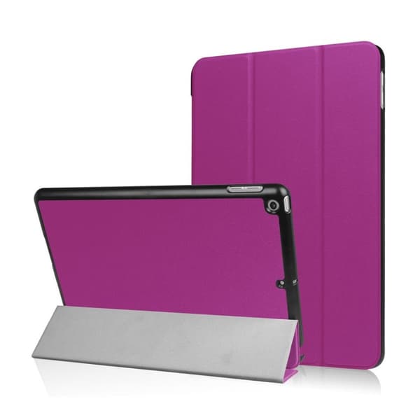 iPad (2017) tri-fold läderfodral - Lila