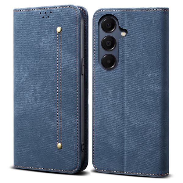 Jeans Samsung Galaxy A37 flip etui - Blå