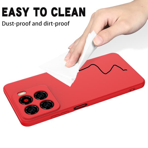 Matte Liquid ZTE Blade A56 silikone cover - Rød