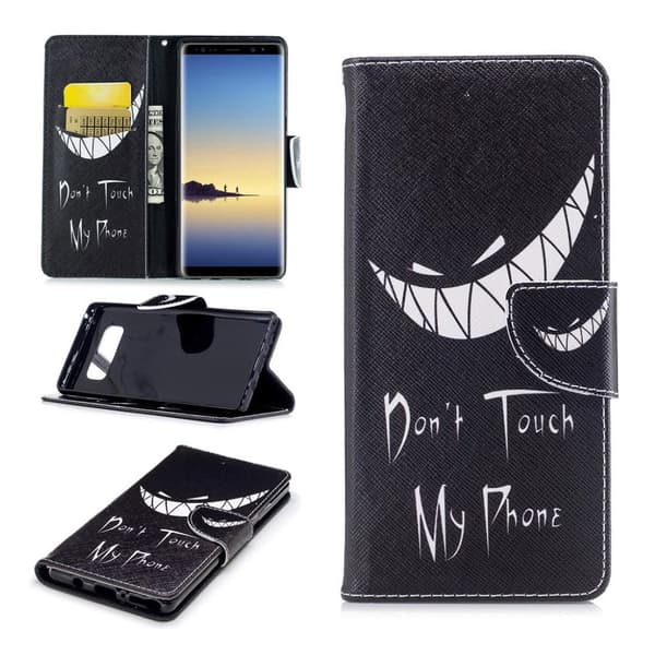 Samsung Galaxy Note 8 etui med unikt print - Advarsel