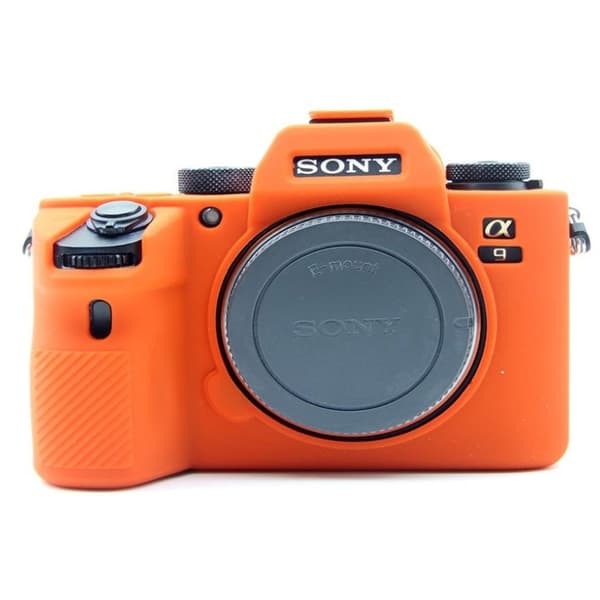 Sony Alpha A9 pehmeä silikoni Suojakotelo - Oranssi