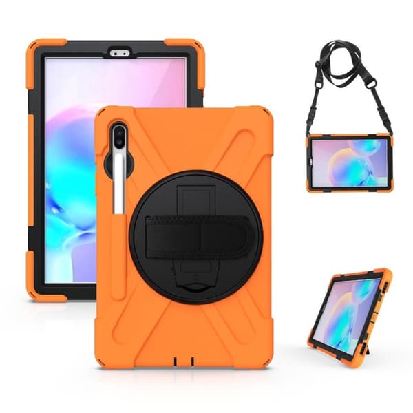 Samsung Galaxy Tab S6 X-Formet holdbart etui - Orange