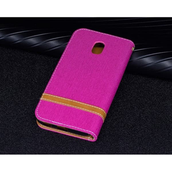 Samsung Galaxy J3 (2017) Trendy læder etui - Rosa