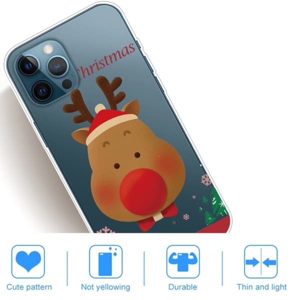 Julfodral till iPhone 14 Pro Max - Renar Med Rosetter