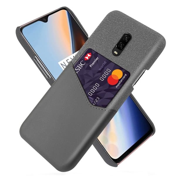 Bofink OnePlus 7 Card Kuoret - Harmaa