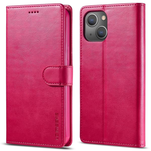 LC.IMEEKE iPhone 15 Flippetui - Rose