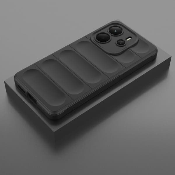 Blødt grebsformet Xiaomi Redmi Note 14 4G cover - Sort