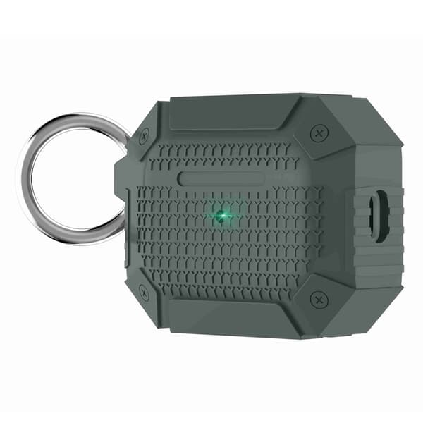 AirPods Pro 2 -kotelo, jossa on karabiini - Vihreä