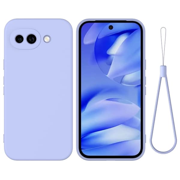 Matte Liquid Google Pixel 10a silikone cover - Lilla