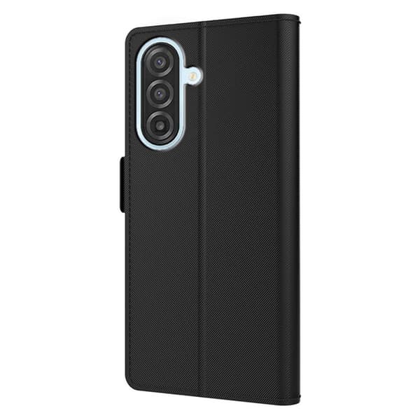 Samsung Galaxy A37 etui med makeup-spejl i smart design - Sort