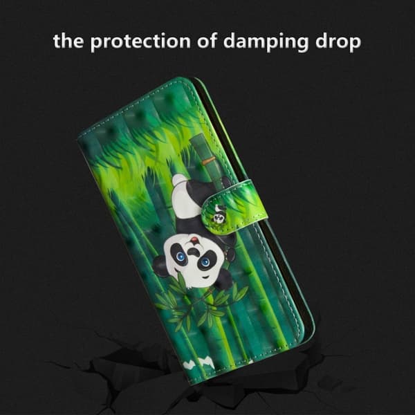 Huawei P20 Pro mønstret læderetui - Panda