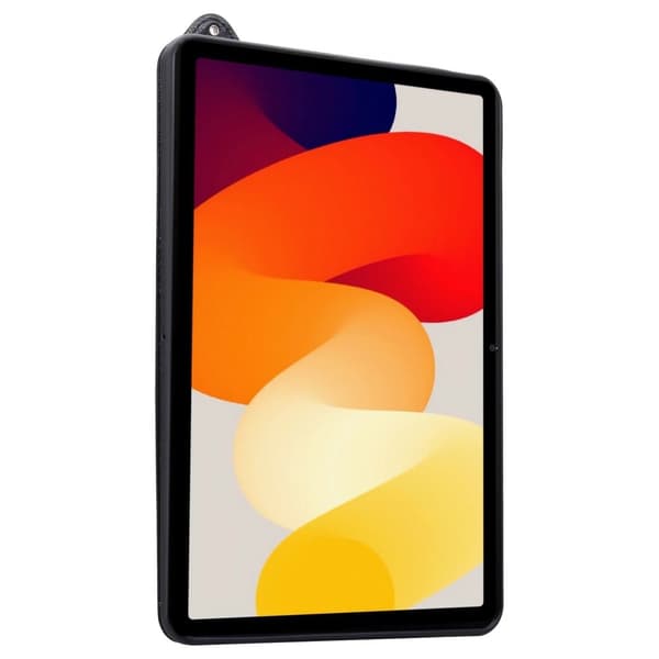 Xiaomi Redmi Pad 2-etui med håndrem og kickstand i læder til tablet - Sort