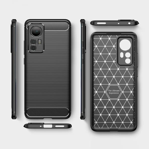 Carbon Flex Etui Xiaomi 12 - Blå