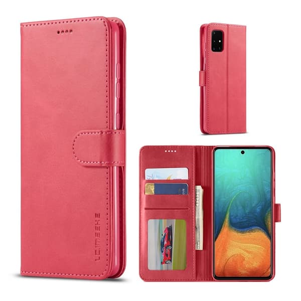 LC.IMEEKE Samsung Galaxy A51 5G Flip Case - Red
