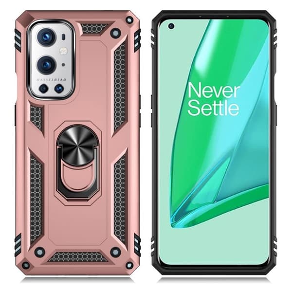 Bofink Combat OnePlus 9 Pro deksel - Rose Gull