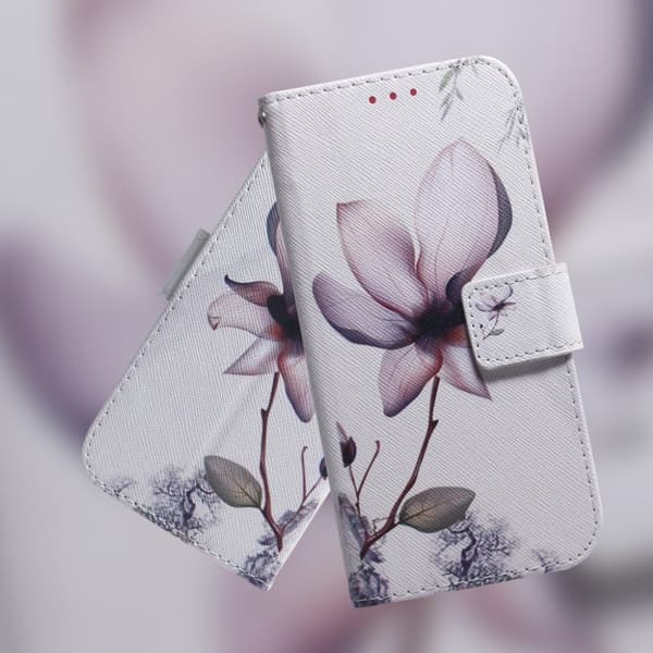 Huawei Y6 2019 konstläderfodral med motiv - Vacker blomma