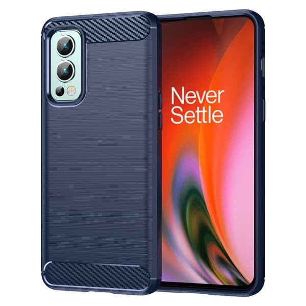 Carbon Flex OnePlus Nord 2 5G skal - Blå
