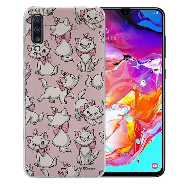 Marie #3 Disney cover til Samsung Galaxy A70 - Lyserød