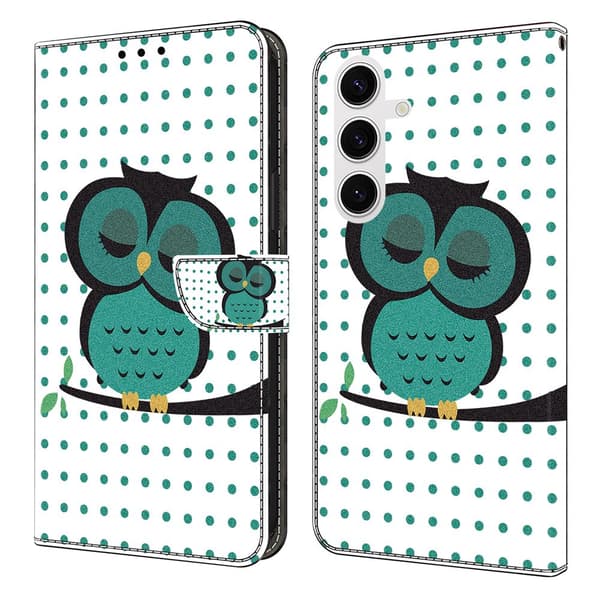 Wonderland Samsung Galaxy S26 Plus flip-etui - Sovende Ugle