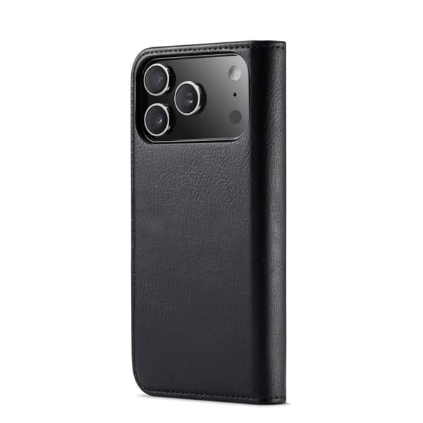 DG.MING iPhone 17 Pro Max 2-i-1 etui med pung - Sort