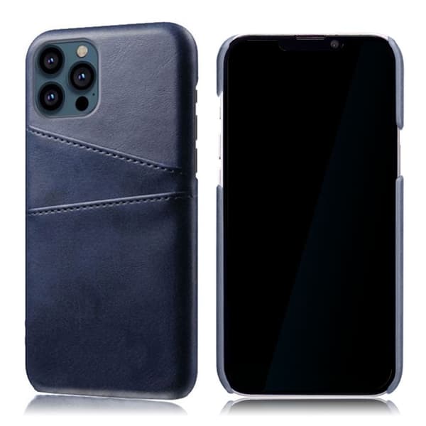 Dual Card Suojakotelo iPhone 13 Pro - Sininen