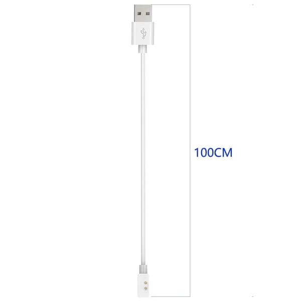 100 cm Xiaomi Redmi Band 2 magnetisk ladekabel - Hvit