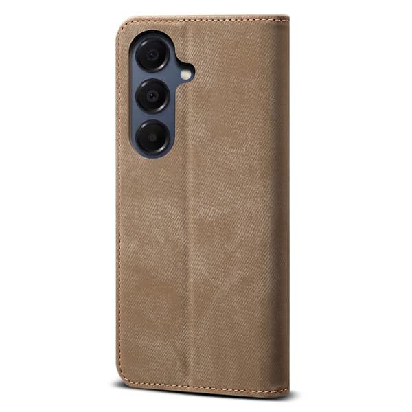Jeans Samsung Galaxy A17 flip case - Khaki