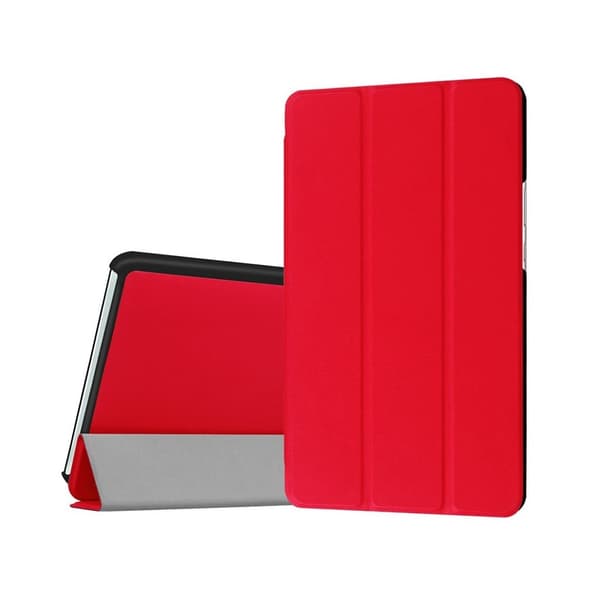 Amdrup Huawei MediaPad M3 8.4 læder-etui med tri-fold - Rød
