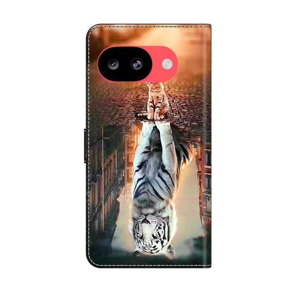 Wonderland Google Pixel 10a flip etui - Kat Og Tiger