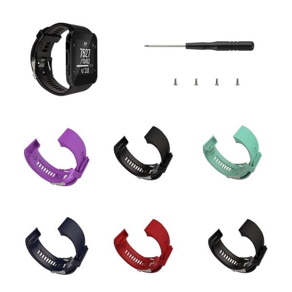 Garmin Forerunner 35 Silikone rem - Sort